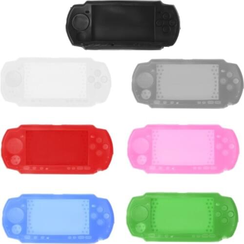 Soft Silicone game console Body Protector Skin Cover Case For Sony PSP 2000 3000 Console