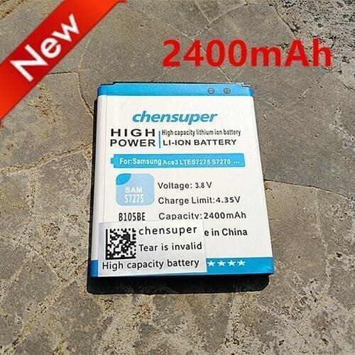 NEW B105BE B105BU for Samsung Galaxy Ace 3 LTE GT-S7275 Galaxy Light SGH-T399 2400mAh