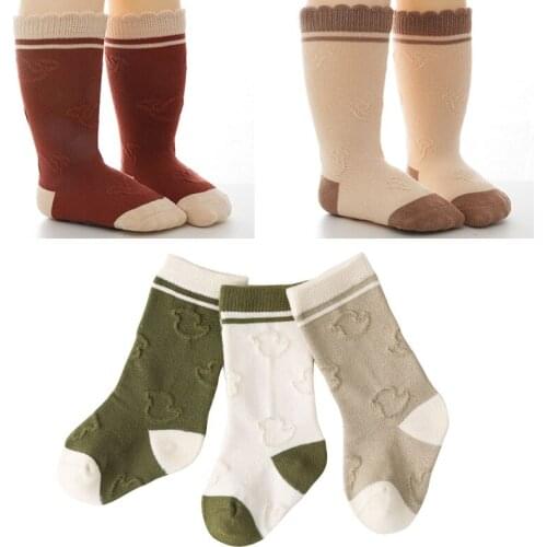 Autumn Winter Infant Newborn Baby long Tube Socks Cotton Warm Cute Soft Cartoon Good Quality Children Kids Boys Girls Socks