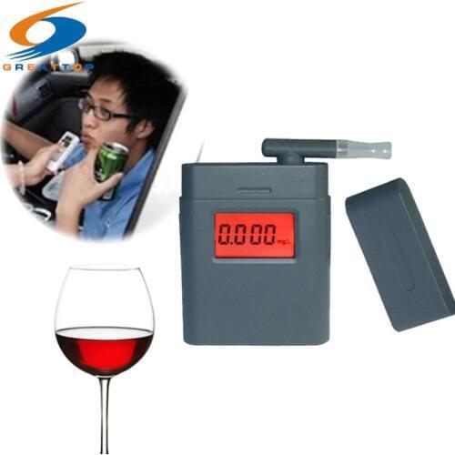 Promotion High Accuracy Mini Alcohol Tester Breathalyzer Alcometer Alcotest Remind Driver Safety in Roadway Diagnostic Tool