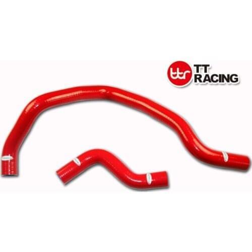 TT1303RE - Honda Civic D-Series D15 D16 EG EK Silicone Radiator Hose Kit 92-00 RED