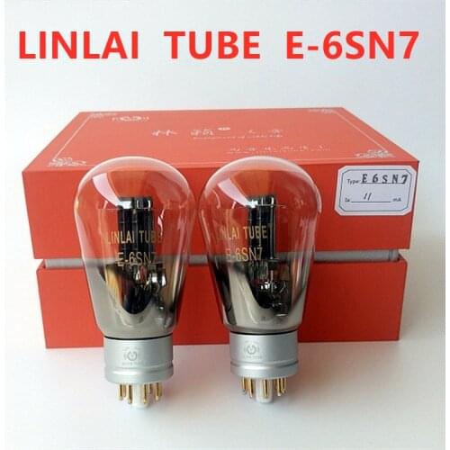 E-6SN7 LINLAI Vacuum Tube 6SN7 Elite Series Replace 6SN7/CV181/6N8P/6H8C/5692 Factory Test and match