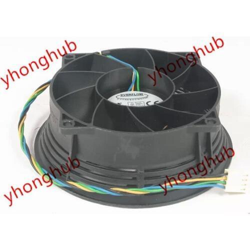 EVERFLOW F129238SL DC 12V 0.50AMP 4-wire 92x92x38mm Server Cooling Fan