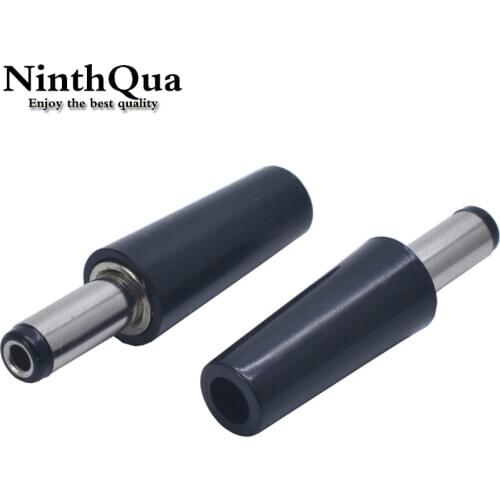 2/5/10Pcs High Quality Circular Tube DC Plug Male Electrical Socket Outlet DC-022 DC-005 DC Outlet 5.5X2.1MM 5.5*2.1/5.5x2.5mm