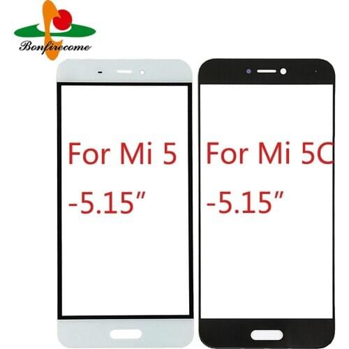 10Pcs\lot For xiaomi Mi 5\ Mi5\ Mi5 Standard Touch Screen Front Panel Glass Lens Outer Glass For Mi 5c \Mi5c