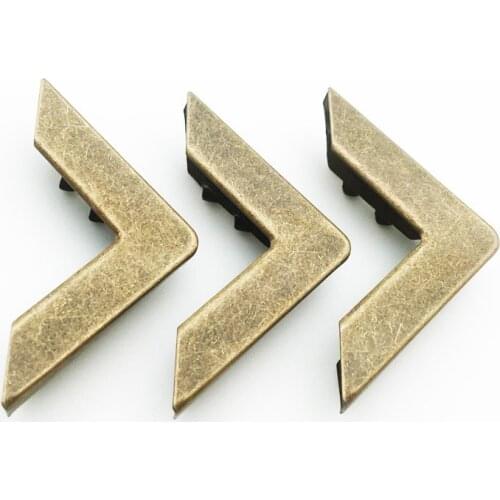 30PCS/Lot 30X30X8mm Silver Metal Book Corners For Photo Albums Menus Folders DIY Scrapbooking Decor Corner Protectors WD0282