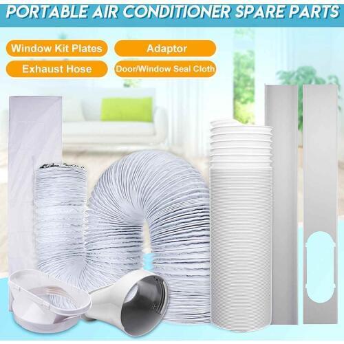 Portable Air Conditioner Accessories Window Plate Door/Window Seal Cloth Adaptor Exhaust Hose Tube Air Conditioner Spare Parts