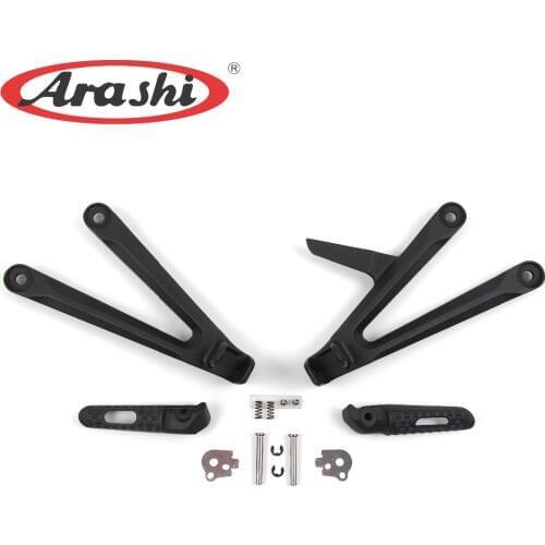 Arashi 1Set For HONDA CBR600RR 2005-2006 Rear Foot Pegs Rear Set Motorcycle Passenger Footpegs CBR-600RR CBR 600 RR 2005 2006