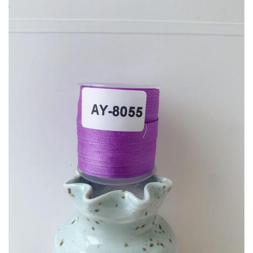 AY-8055 A Roll Wholesale 2mm-36mm 100% Pure Silk Embroidery Ribbons Handcraft Supply Double Faced Thin Taffeta Silk Ribbon