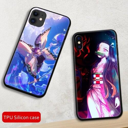 Kamado Nezuko Kimetsu no Yaiba Demon Slayer TPU Phone Case Cover Shell for Apple iPhone 8 7 6 6S Plus X XS MAX XR 11pro max 5 se