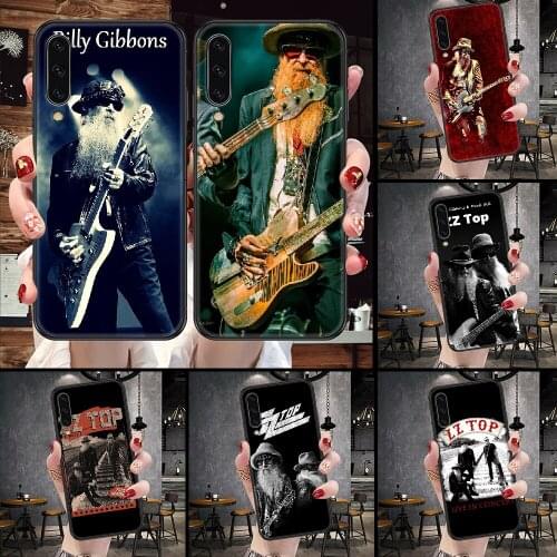 Dusty Hill ZZ Top Phone Case For Samsung Galaxy A 10 12 20E 21S 30 32 40 50 51 52 70 71 72 5 6 7 2016 2018 black 3D cover