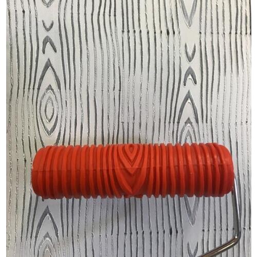 Decorative Paint Roller Pattern Embossing Texture Painting Tools for Wall Bedroom Rubber Airless Pintura Machine Brush EG300T