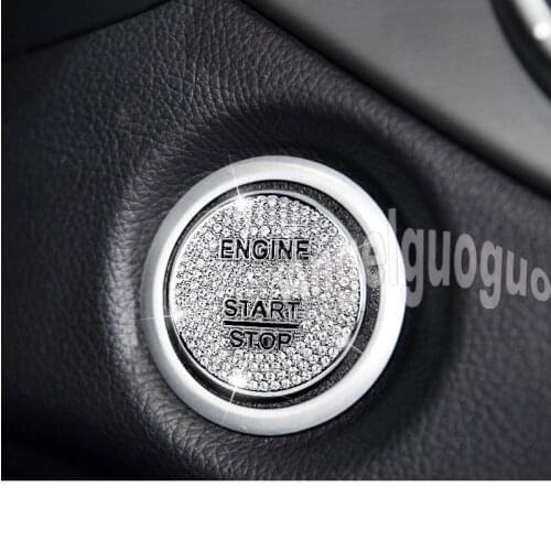 For Mercedes Benz A Class B Class C Class E Class GLK GL GLA Car Ignition Switch Decoration Sticker