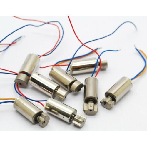 Holesale 50pcs 6*12MM coreless motor with vibration Mini vibration motor 3V 180mA -250mA