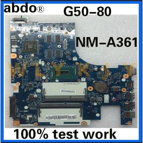 ACLU3/ACLU4 NM-A361 NM-A271 motherboard for Lenovo G50-80 G50-80M notebook motherboard CPU 3805U 2957U With GPU DDR3 100% test
