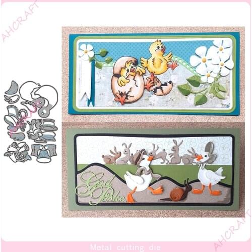 Duck Combo set Metal Cutting Dies for DIY Scrapbooking Photo Album Decorative Embossing PaperCard Crafts Die2021