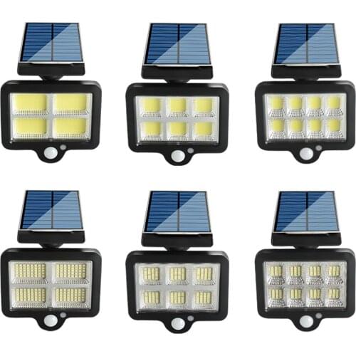 Split solar wall lamp outdoor human body induction courtyard lamp indoor infrared induction projection lamp solar garden light