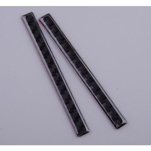 2Pcs Front GPS Navigation Strip Cover Trim Styling Car Carbon Fiber Black Fit for Lexus IS250 IS350 2014 2015 2016 2017 2018