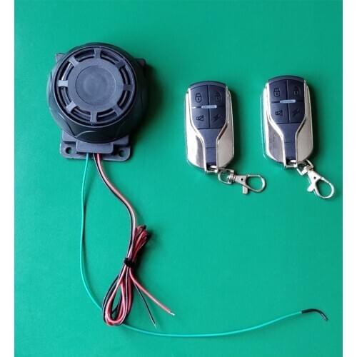 New dual remote control remote Control Security Alarm Systems Motorcycle Anti-theft Bike Scooter Alarm Systems