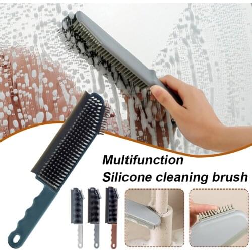 Wonderlife 3 In 1 Versatile Cleaning Brush Handheld Kitchen Bathroom Counter Top Wiper With Squeegee Home Portable