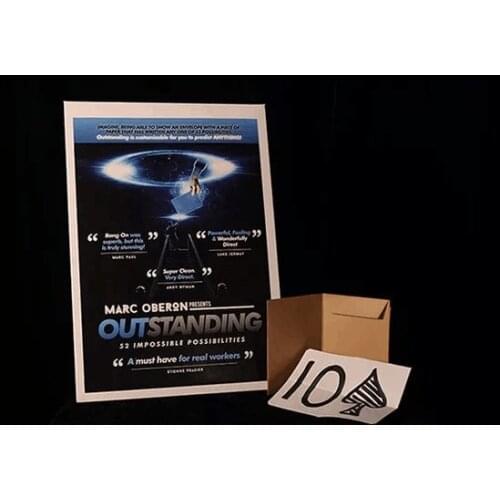 OUTSTANDING By Marc Oberon Magic Tricks Mentalism Illusions Close Up Magic Prediction Props Gimmicks