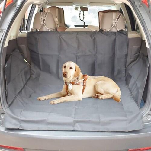 Waterproof Oxford Cloth Mat Pads Pet Pad Hot Car Seated Pet Mat Printed Black Mat Seat Cover SUV Car Trunk for Pets Parts 2021