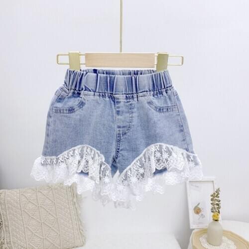 YK&Loving Denim Shorts For Girls