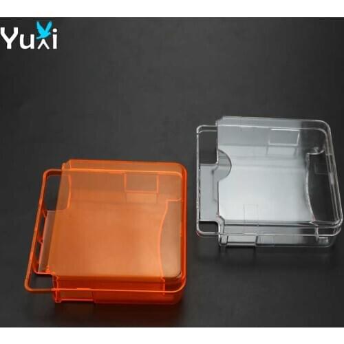 YuXi Clear Orange Crystal Case Cover for Gameboy Advance SP for GBA SP Game Console Protective shell housing Case