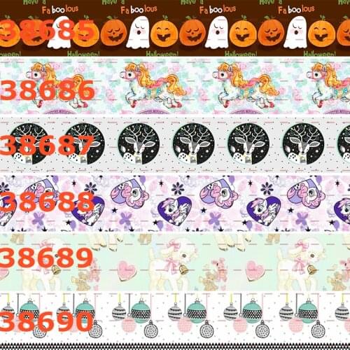 10yards - different sizes - Cartoon patter Grosgrain ribbon -cute pattern printed ribbon