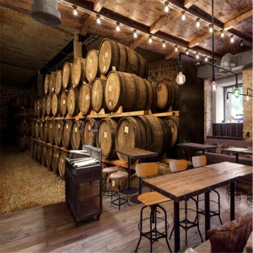 Beibehang Custom 3d wallpaper HD Wine Red Wine Cellar Wine Bar Wall paper Living Room Bedroom TV backdrop