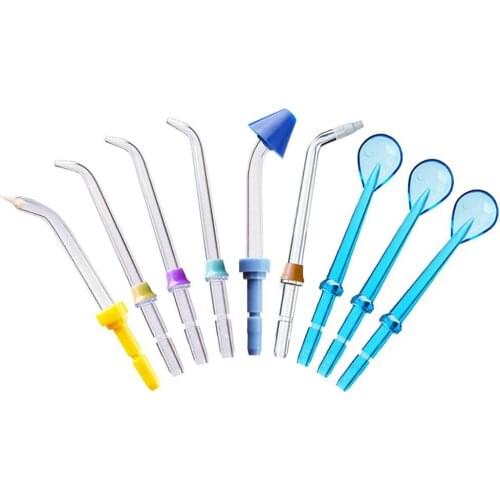 9pcs For Waterpik Water Flosser Oral Irrigator Jet Spa Pik Oral Dental Hygiene WP-100 WP-450 WP-250 WP-300 WP-660 WP-900 WP-940