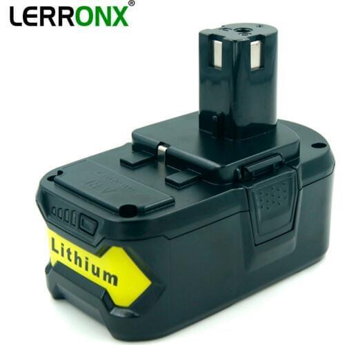 RB18L50 RB18L40 5.0Ah 18V Li-ion Replacement Rechargeable Battery for Ryobi ONE Power Tools P103 P104 P105 P106 P107 P108 P109