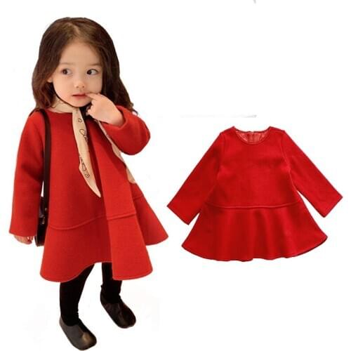Belababy Warm Dresses For Girls