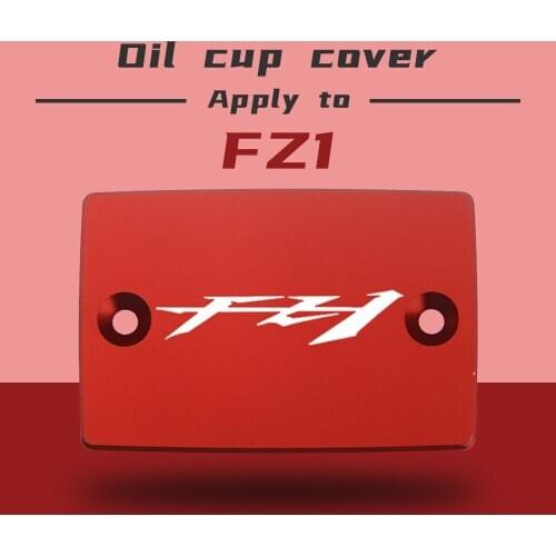 CNC Aluminum Motorcycle Brake Fluid Fuel Reservoir Tank Cover Cap FOR YAMAHA FZ1 Fazer 2006-2015