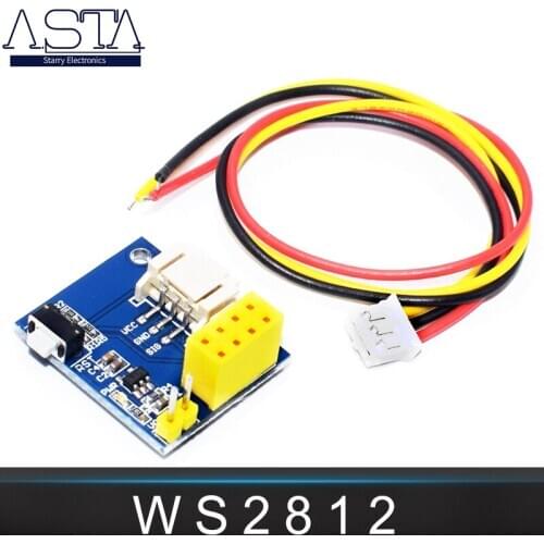 H63 ESP8266 ESP-01 ESP-01S WS2812 RGB LED Controller Module for IDE WS2812 Light Ring Smart Electronic DIY