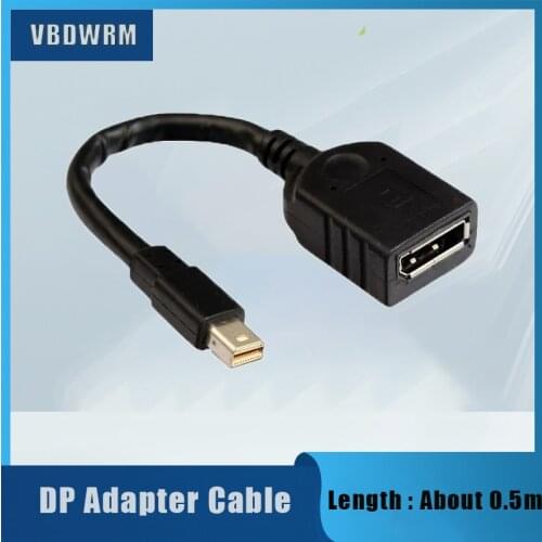 Mini DP 1.2 cable 4K displayport to Displayport 1.2 female adapter cable for Apple macs Dell HD Lenovo