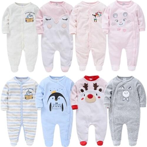 Unisext Winter Autumn Newborn Baby Rompers Pjiamas Infant Onesies Velvet Warm Jumpsuit Baby Boys Overalls Toddler Girls Clothing