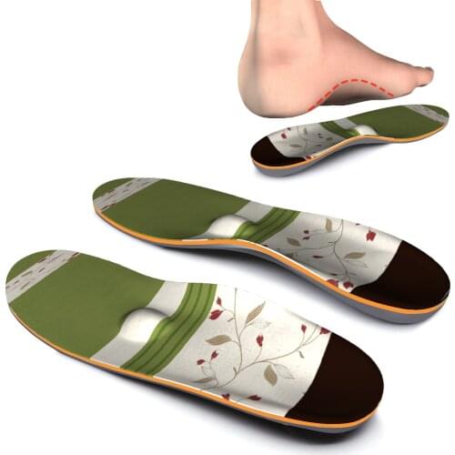 Running Non-slip Breathable Orthopedic Arch Support Insole With Simple Design Cover For Men and Women Orthotic Sneaker Inserts