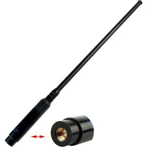 RH-660S UHF/VHF dual frequency high gain Telescopic antenna SMA-Male , suitable for BaoFeng YAESU TYT etc other walkie-talkies