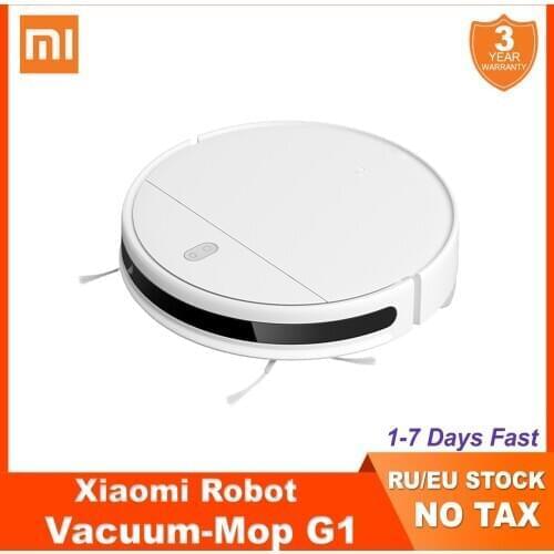 XIAOMI MIJIA Sweeping Robot Vacuum-Mop Essential G1 Cleaner MJSTG1 2200PA Suction Planned Path Sweep Vacuum Wet Mopping 2 in 1