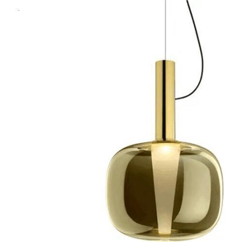 Hand Blown Art Hand Made Blue Glass Chandelier Lamparas De Techo Colgante kitchen chandelier