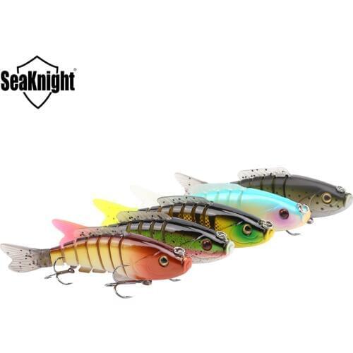 SeaKnight Fishing Lure SK001 Jointed Bait 19g 8cm 1PC Sinking Lure 7 Section Multi Jointed Swim Bait River Lake Fishing