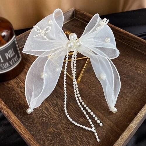 Summer Super Fairy Hairpin Butterfly Crepe Headpiece Headdress Fashion Bride Versatile Wedding Beaded Accessories