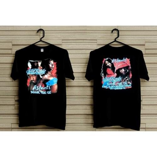 Vintage Ja Rule Concert T Shirt Bootleg Rap Tee Ashanti 90s Murder Inc