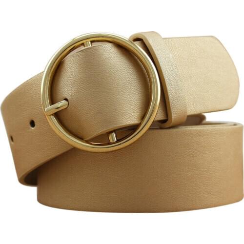 Vintage Metal Belt for Women Lady Strap Pin Buckle Fashion Vintage Metal Embossing belts