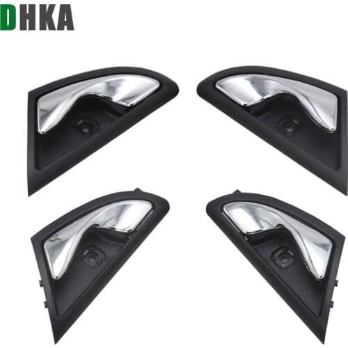 DHKA INTERIOR INSIDE DOOR HANDLE FOR JAC J3 J3S J3 TURIN 2009~2015 ORIGINAL PART 6105230U8010 CHROME COLOR