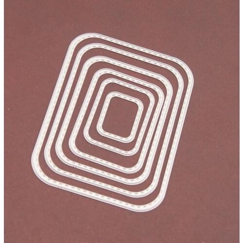 Reunion Rectangular Frame Metal Cutting Dies Scrapbooking Craft Mold Cut Die Stencil Handmade Paper Card Make Template 2021