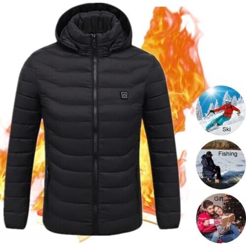 Plus Size Electric Heating Vest Jacket Men Women Winter Withstand Severe Cold Self-Heating Cotton Vest Outdoor Warm Coat