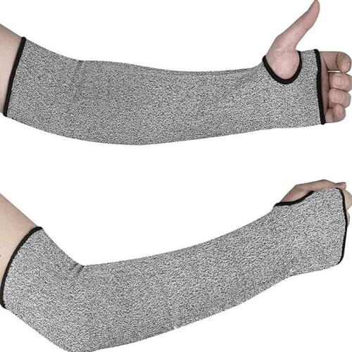 1Pc Level 5 HPPE Cut Resistant Anti-Puncture Work Protection Arm Sleeve Cover Safety Protecter Arm Warmers 20/30/40cm