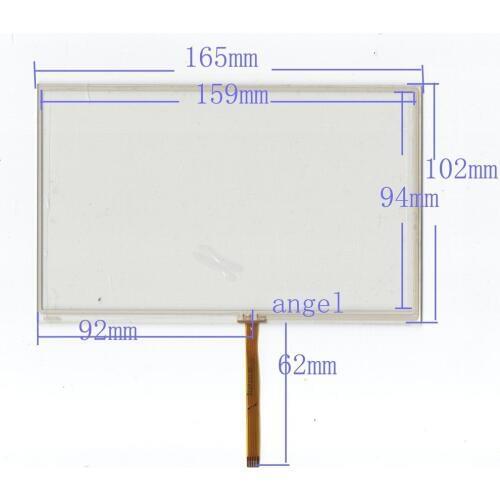 7-inch touch screen 165 * 100 GPS peripheral intermediate navigation touch screen touch screen anti-cable outlet
